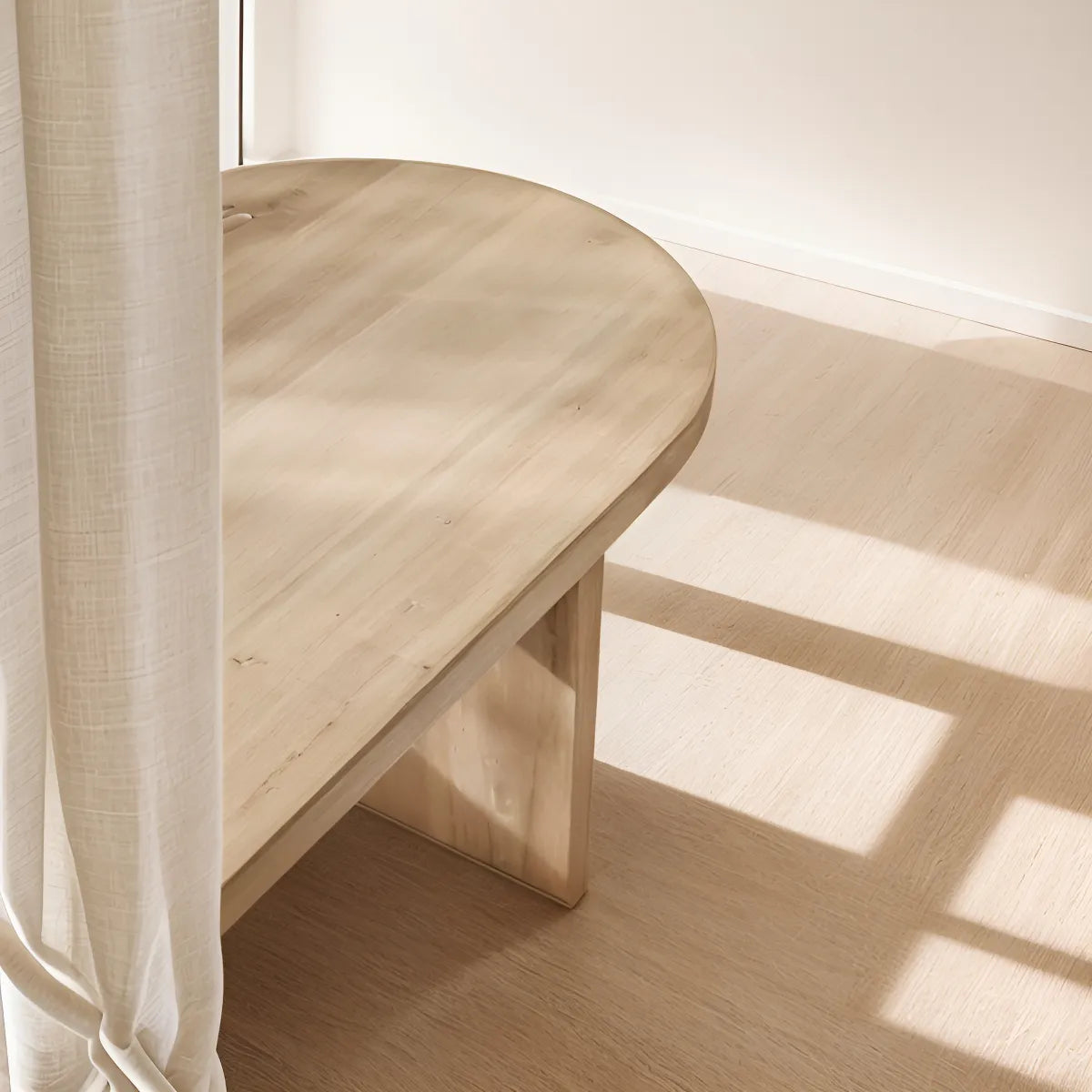 Mesa Ratona Madera Alamo Macizo Color Petiribi