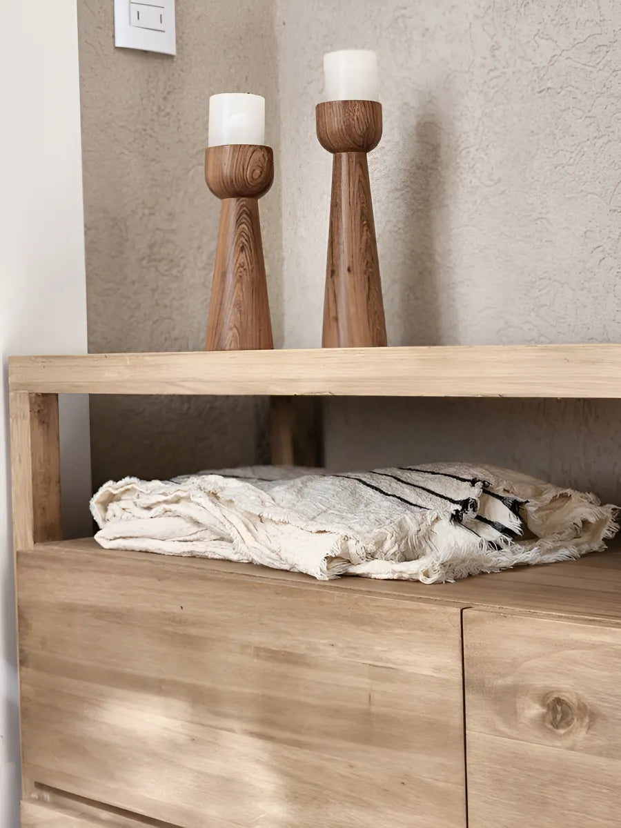 Comoda Cajonera de Madera Nordica Petiribi Dormitorio