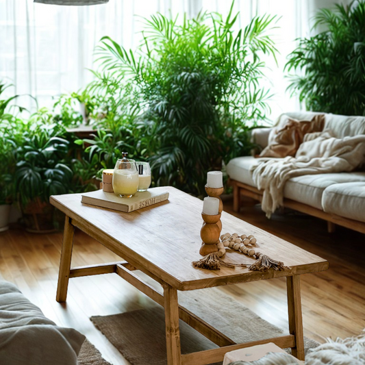 Mesa Ratona de Madera Clasica Alamo Macizo Living