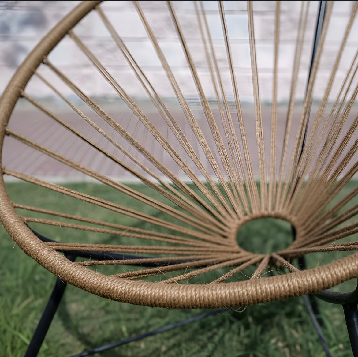 Silla Sillon Acapulco Simil Yute para Exterior o Interior