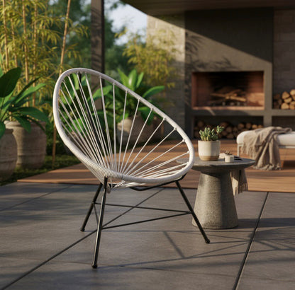 Silla Sillon Acapulco Simil Yute para Exterior o Interior