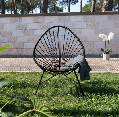 Silla Sillon Acapulco Simil Yute para Exterior o Interior