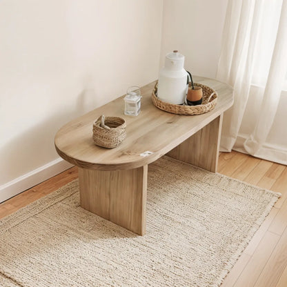 Mesa Ratona Madera Alamo Macizo Color Petiribi