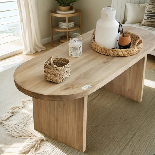 Mesa Ratona Madera Alamo Macizo Color Petiribi
